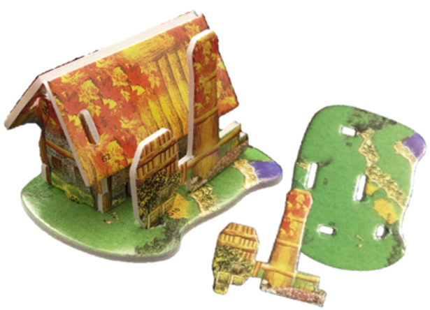 Haus 3D-Puzzle Haus 3D-Puzzle