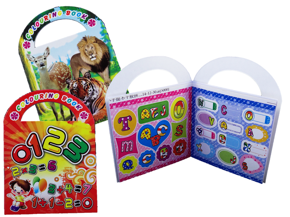 Malbuch mit Sticker Malbuch mit Sticker