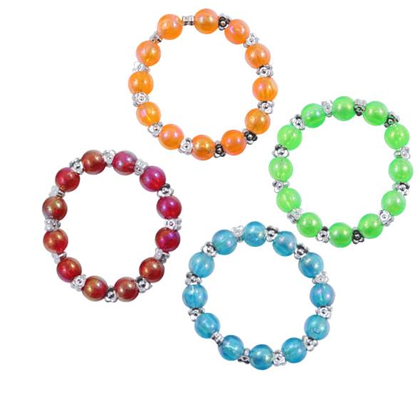 Armband bunt/silber Armband bunt/silber