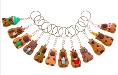 Capybara an Schlüsselkette