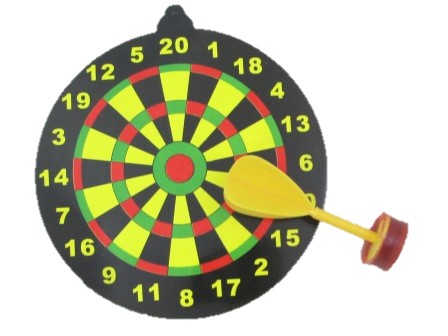 Dartspiel mit Sicherheitspfeil Dartspiel mit Sicherheitspfeil