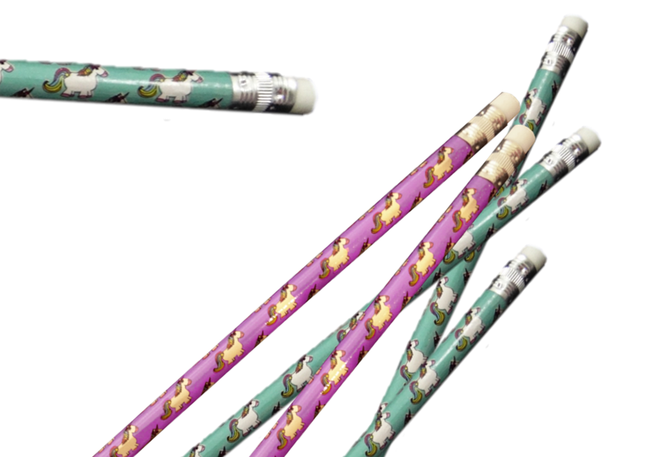 Bleistift mit Radierer Einhorn Bleistift mit Radierer Einhorn