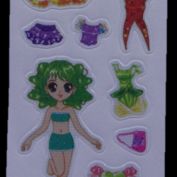 Mädchen Sticker