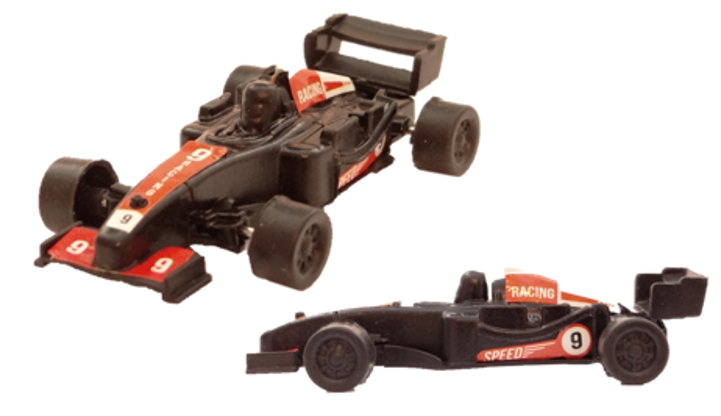 Rennwagen mit Freilauf