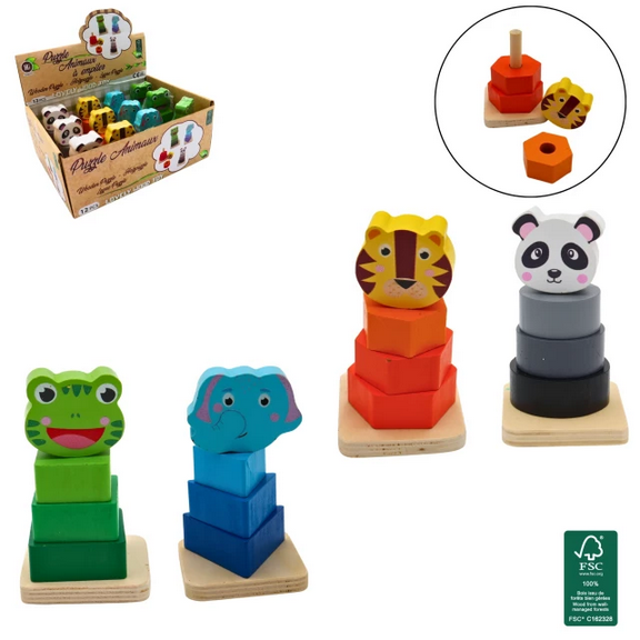 Holzfiguren-Steckspiel Holzfiguren-Steckspiel