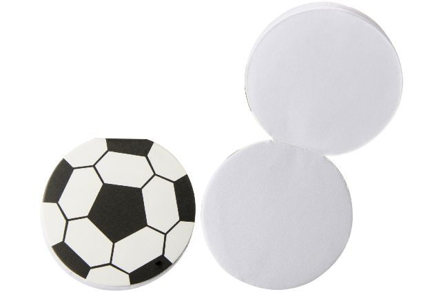 Notizblock Fussball