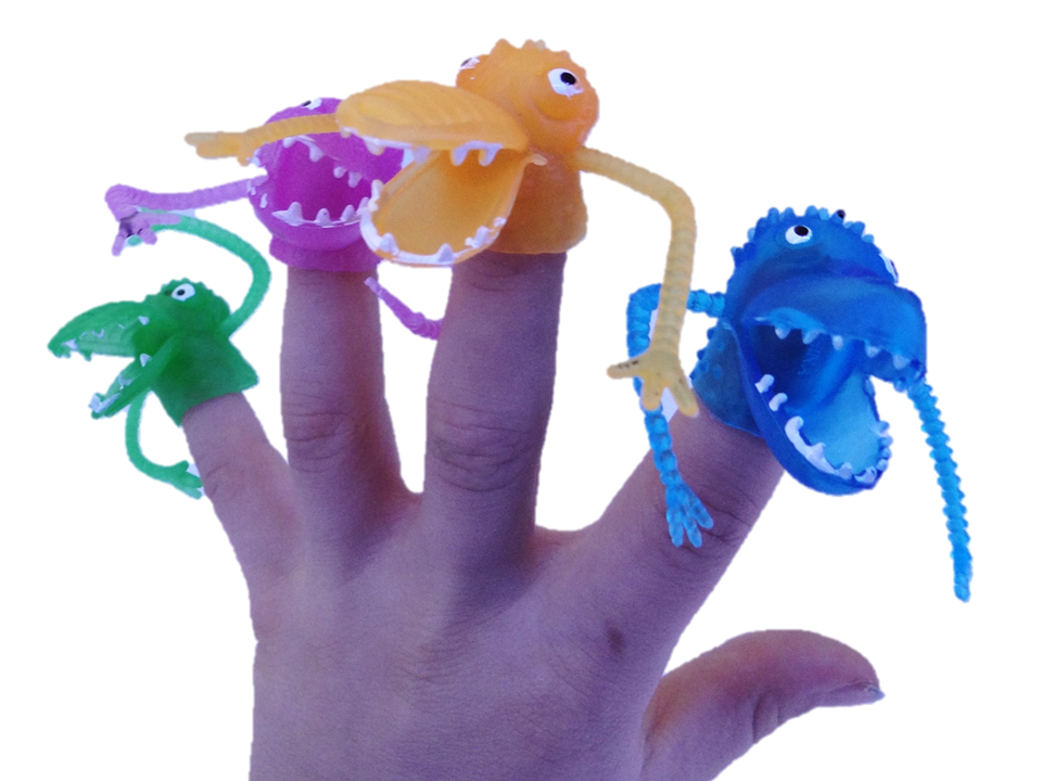 Neon-Fingerpuppe Neon-Fingerpuppe