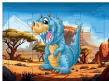 Puzzle "Dino" 12tlg.