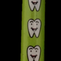 Bleistift mit kleinen Zähnchen