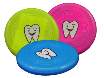Zahnmotiv-Frisbee
