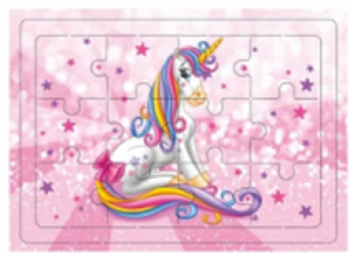 Puzzle "Einhorn" 12tlg.